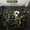 10-12 AWG HIGH TEMP RING TERMINALS, 3 8 EYE