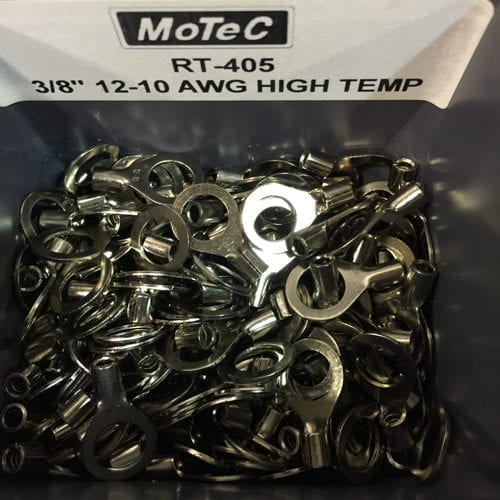 10-12 AWG HIGH TEMP RING TERMINALS, 3 8 EYE