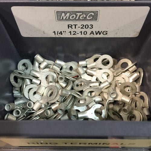 10-12 AWG RING TERMINALS, 1 4 EYE