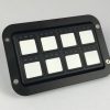 RACEGRADE FLUSH MOUNT BEZEL FOR 8 BUTTON KEYPAD