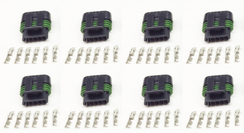 RACEGRADE MERC MARINE IGN1A COIL CONNECTOR – SET OF 8