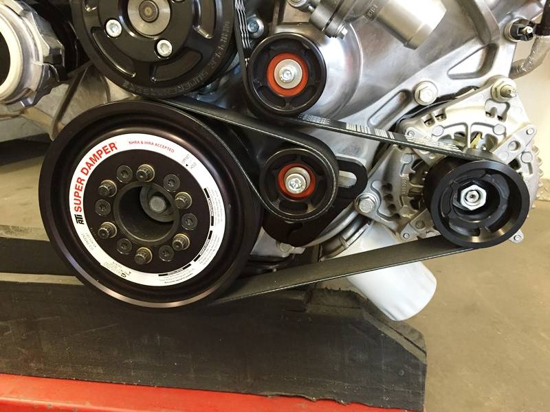 WHIPPLE FORD MUSTANG 2011-2024 ALTERNATOR RELOCATION KIT - Image 3